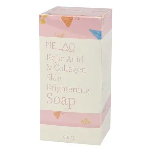 Melao Kojic Acid & Collagen Skin Brightening Soap (Pack of Two)